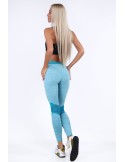 Taillierte Sportleggings in der Farbe Meerblau MR13015 – Online-Shop – Boutique